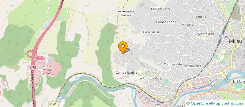 localisation de l'entreprise MADAME CLAUDIE ARTIERES à MILLAU