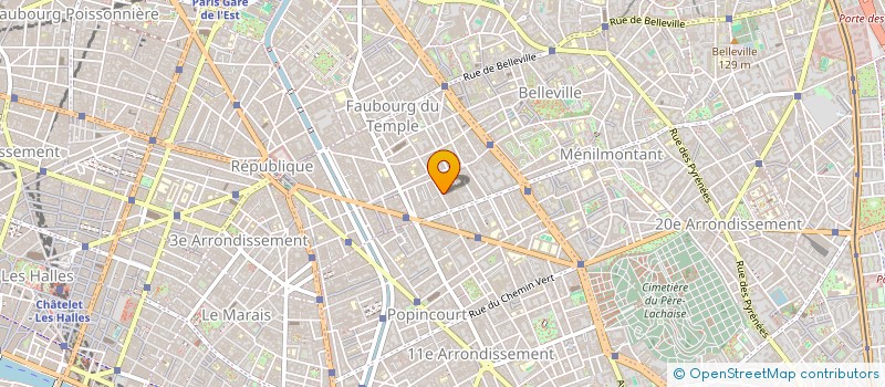 localisation de l'entreprise MADAME CLAUDIE BANQUETTES  PARIS