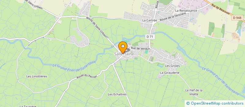 localisation de l'entreprise MADAME CLAUDIE BARREAU à SALLERTAINE