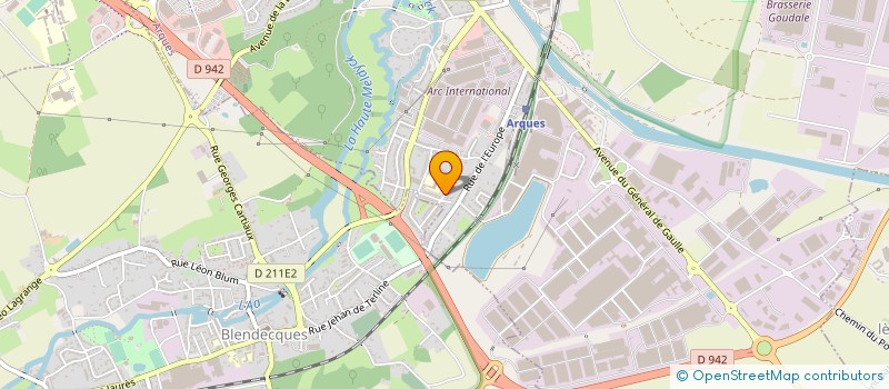 localisation de l'entreprise MADAME CLAUDIE BECQUES  ARQUES