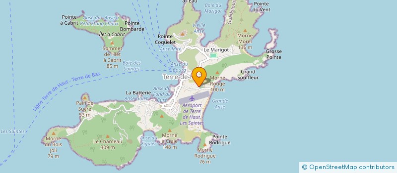 localisation de l'entreprise MADAME CLAUDIE BONBON  TERRE-DE-HAUT