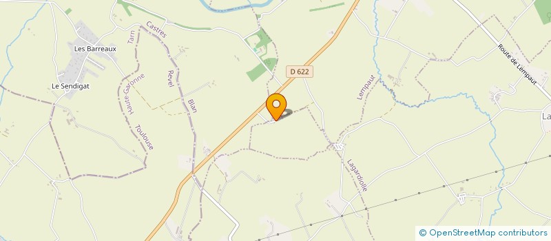 localisation de l'entreprise MADAME CLAUDIE BONNET  LAGARDIOLLE