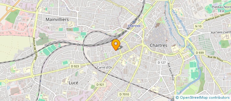 localisation de l'entreprise MADAME CLAUDIE BOURDELOUP à CHARTRES