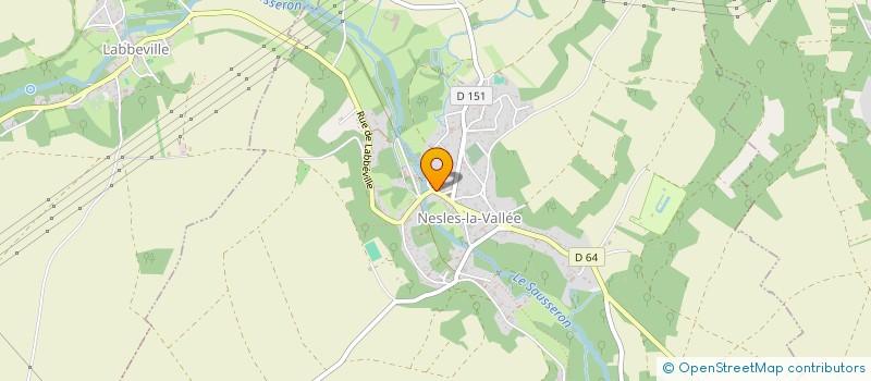 localisation de l'entreprise MADAME CLAUDIE BOURGEAUT à NESLES-LA-VALLEE