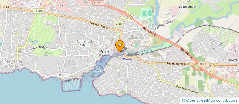 localisation de l'entreprise MADAME CLAUDIE CAILLET  PORNIC