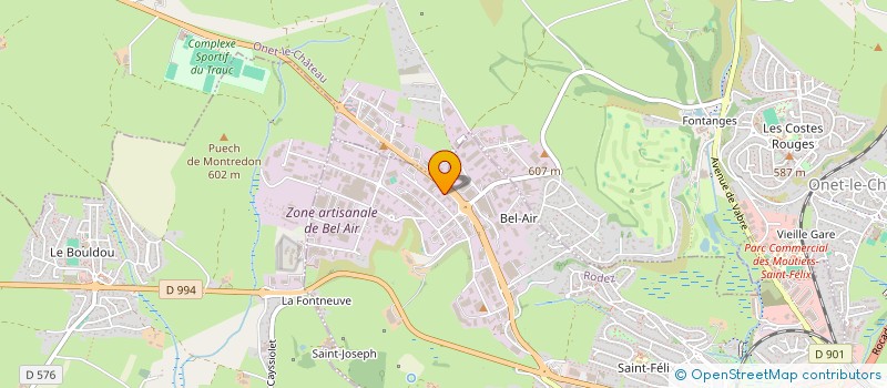 localisation de l'entreprise MADAME CLAUDIE CASTANIER  RODEZ