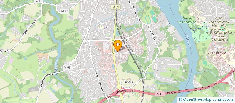 localisation de l'entreprise MADAME CLAUDIE CHOUDY  LA CHAPELLE-SUR-ERDRE