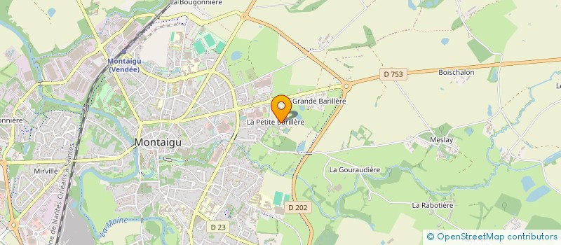 localisation de l'entreprise MADAME CLAUDIE CLENET à MONTAIGU-VENDEE