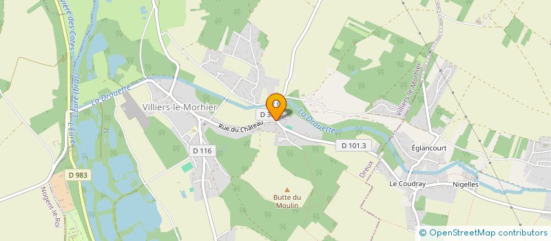 localisation de l'entreprise MADAME CLAUDIE COUSIN à VILLIERS-LE-MORHIER