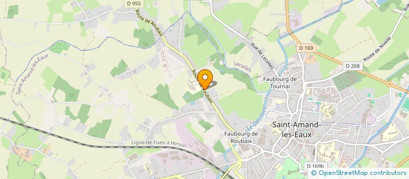 localisation de l'entreprise MADAME CLAUDIE DEVAUX à SAINT-AMAND-LES-EAUX