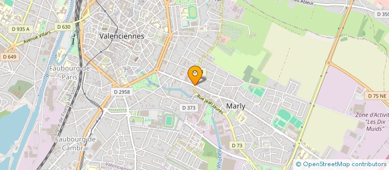 localisation de l'entreprise MADAME CLAUDIE DUBOIS à VALENCIENNES