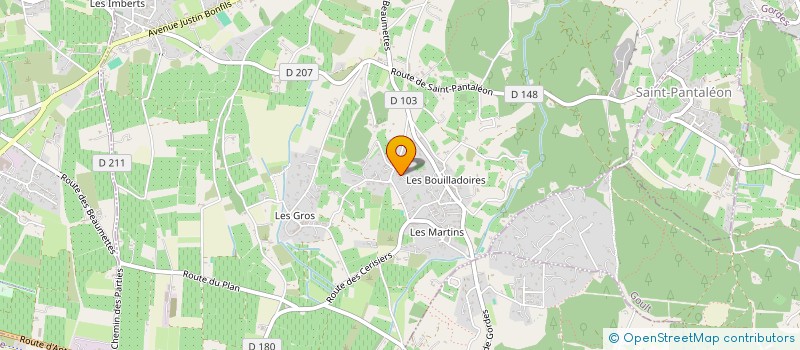 localisation de l'entreprise MADAME CLAUDIE DUPONT à GORDES