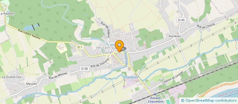 localisation de l'entreprise MADAME CLAUDIE DUPORTAL à VEUZAIN-SUR-LOIRE