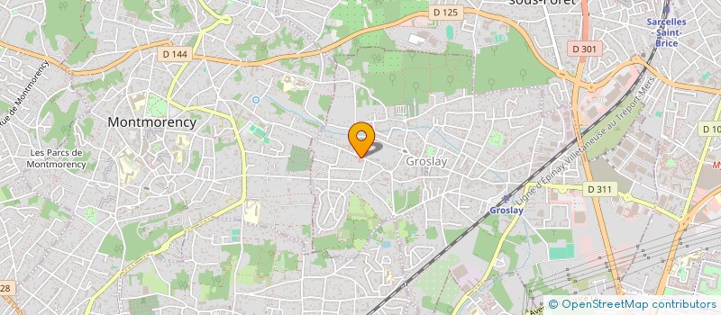 localisation de l'entreprise MADAME CLAUDIE DUPUIS  GROSLAY