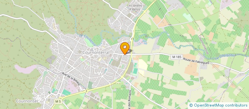 localisation de l'entreprise MADAME CLAUDIE DURRIEU  COURNONTERRAL