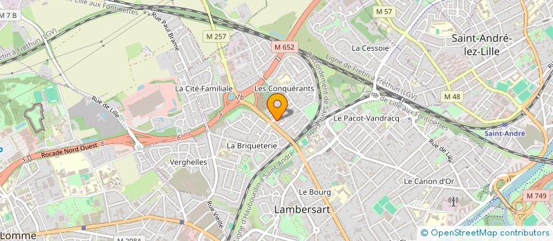 localisation de l'entreprise MADAME CLAUDIE ENGRAND à LAMBERSART