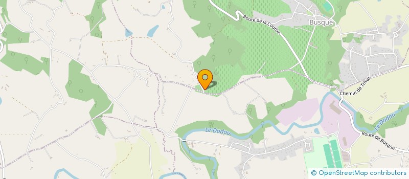 localisation de l'entreprise MADAME CLAUDIE FERRALIS  BUSQUE