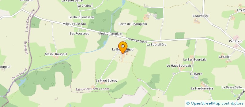 localisation de l'entreprise MADAME CLAUDIE FOUQUET à SAINT-PIERRE-DES-LANDES