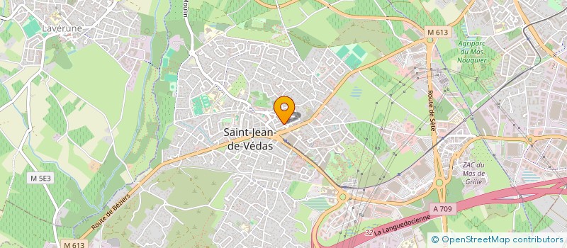 localisation de l'entreprise MADAME CLAUDIE FRICOU  SAINT-JEAN-DE-VEDAS