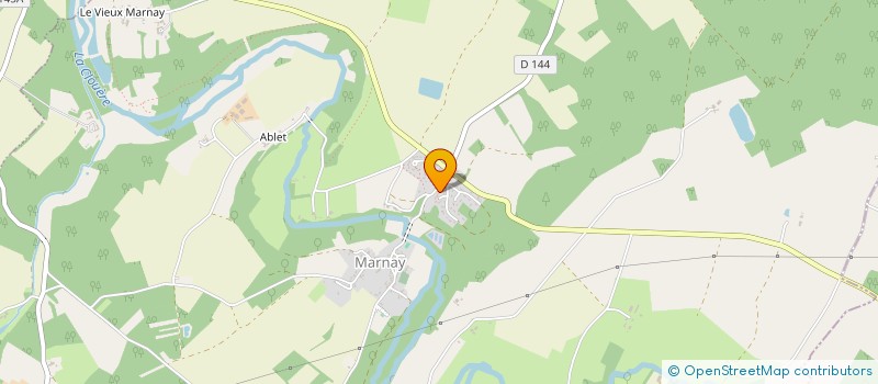 localisation de l'entreprise MADAME CLAUDIE GIRAULT  MARNAY
