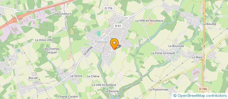 localisation de l'entreprise MADAME CLAUDIE GISELE ELISA LEGUEDEY  TRELIVAN