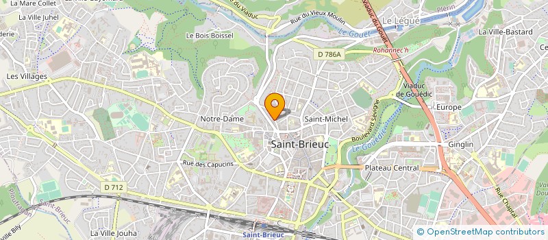 localisation de l'entreprise MADAME CLAUDIE GOGER à SAINT-BRIEUC