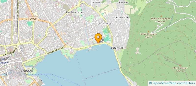 localisation de l'entreprise MADAME CLAUDIE GONTHIER à ANNECY