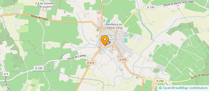 localisation de l'entreprise MADAME CLAUDIE HELD  SAUVETERRE-DE-GUYENNE