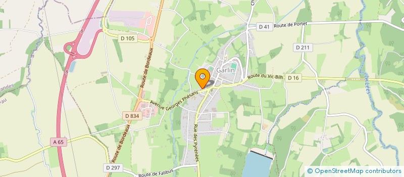 localisation de l'entreprise MADAME CLAUDIE HUREAUX  GARLIN