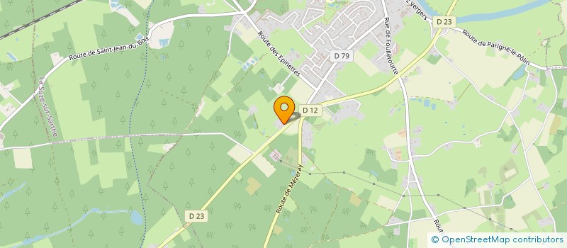 localisation de l'entreprise MADAME CLAUDIE JALLU  LA SUZE-SUR-SARTHE