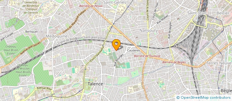 localisation de l'entreprise MADAME CLAUDIE JAMOIS à TALENCE