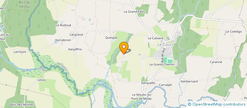 localisation de l'entreprise MADAME CLAUDIE JUILLAGUET  LE COURS