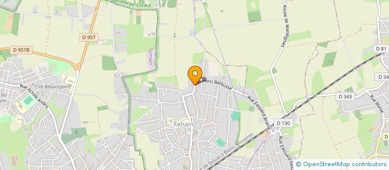 localisation de l'entreprise MADAME CLAUDIE KOSTRZEWA  FENAIN