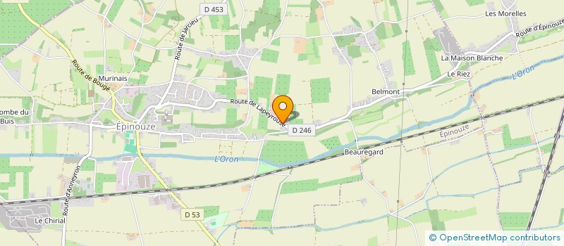 localisation de l'entreprise MADAME CLAUDIE LAMBERT  EPINOUZE