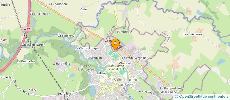 localisation de l'entreprise MADAME CLAUDIE LANDREAU  MAULEON