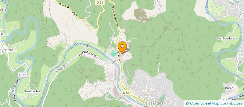 localisation de l'entreprise MADAME CLAUDIE LARGUIER  BORDEZAC