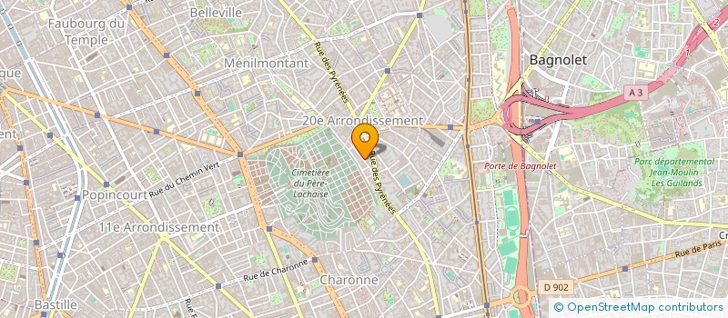 localisation de l'entreprise MADAME CLAUDIE LAURE  PARIS