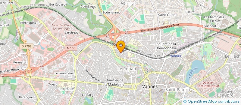 localisation de l'entreprise MADAME CLAUDIE LE GOFF à VANNES