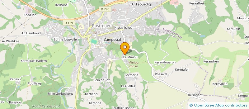 localisation de l'entreprise MADAME CLAUDIE LE LOSTEC  CAVAN