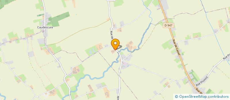 localisation de l'entreprise MADAME CLAUDIE LEROY  VIEUX-BERQUIN