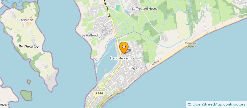 localisation de l'entreprise MADAME CLAUDIE LHELGOUALCH  ILE-TUDY