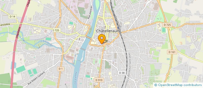 localisation de l'entreprise MADAME CLAUDIE LUCAS  CHATELLERAULT