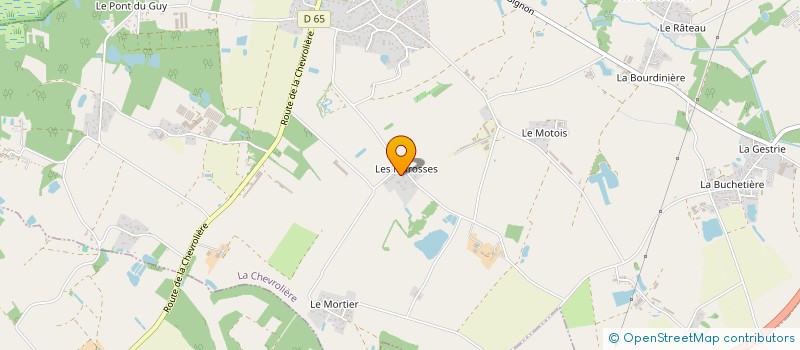 localisation de l'entreprise MADAME CLAUDIE MARCHAND à LA CHEVROLIERE