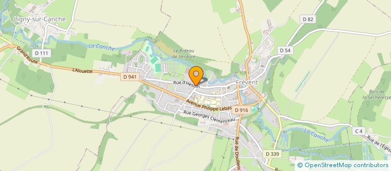 localisation de l'entreprise MADAME CLAUDIE MARIOJOULS  HERLIN-LE-SEC