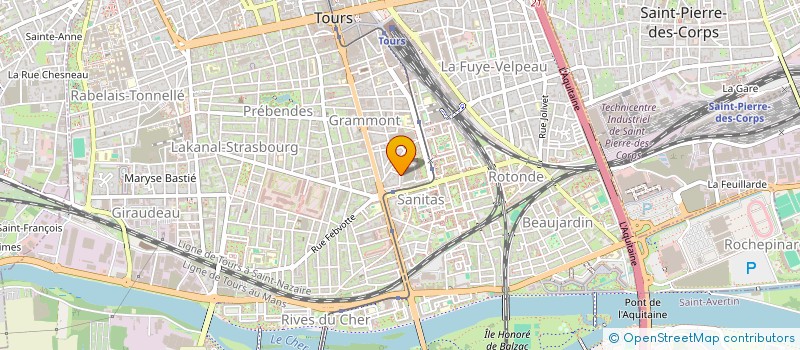 localisation de l'entreprise MADAME CLAUDIE MASSON  TOURS