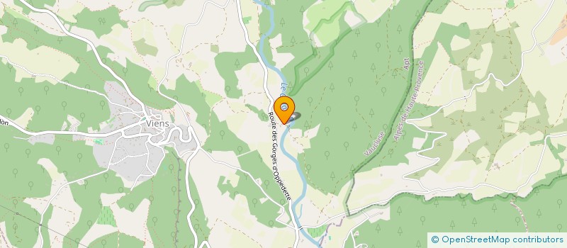 localisation de l'entreprise MADAME CLAUDIE MERITAN  VIENS