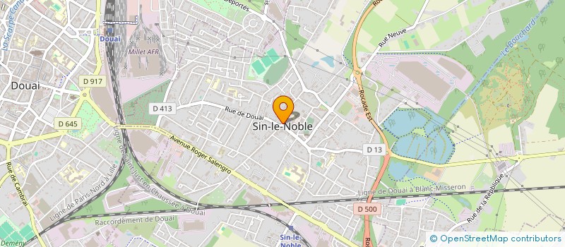 localisation de l'entreprise MADAME CLAUDIE MILLOT  SIN-LE-NOBLE