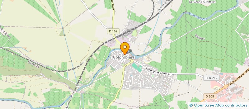 localisation de l'entreprise MADAME CLAUDIE MIS à COLOMBIERS