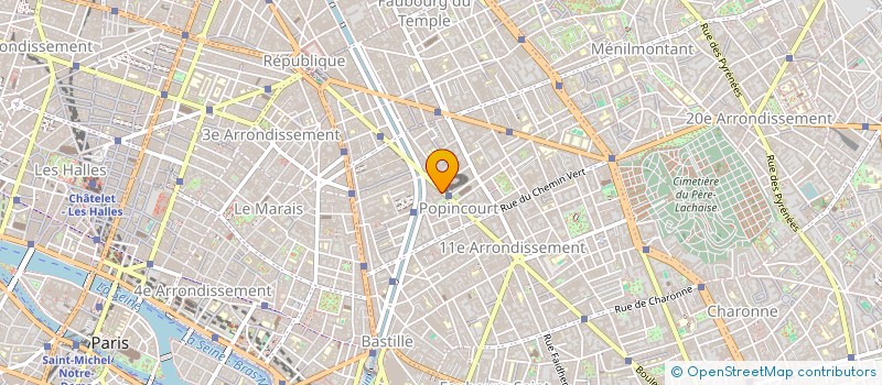 localisation de l'entreprise MADAME CLAUDIE MOISE  PARIS