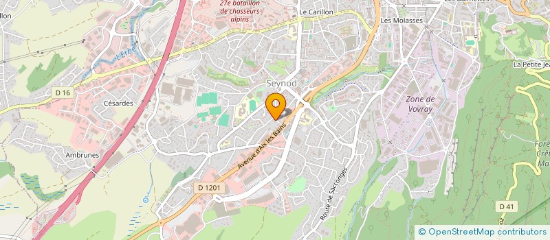 localisation de l'entreprise MADAME CLAUDIE MOLLIER-CAMUS à ANNECY